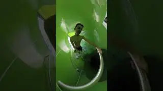Stadtbad Okeraue Wolfenb&uuml;ttel - Black Hole Wasserrutsche TinyPlanet #waterslide