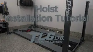 TLG-90PXL 4 Post Hoist Installation