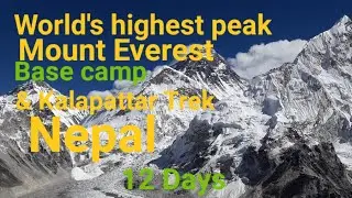 World's Highest Mount Everest Base camp, Kalapattar trek/ Hiking Nepal #travel #everest #hiking