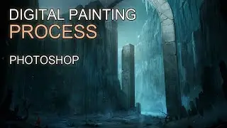 Digital Painting - The Frost Valley - Time-lapse
