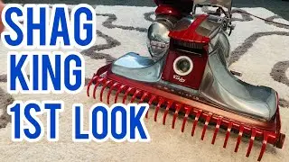 KIRBY VACUUM: Kirby Classic III Using The Kirby Shag King And Kirby Dirt Meter On  New Shag Pile Rug
