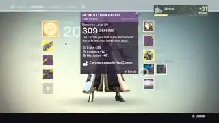 destiny sunsinger warlock [bluemage pvp build] wearing voidfang vestments