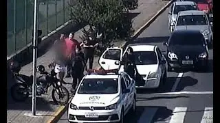 Guarda Municipal de Canoas prende casal após roubo em loja