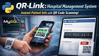 Real-Time Hospital System using Python & MySQL | QR Code + PDF Report Generator