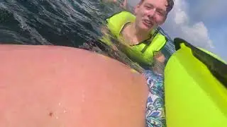 Video three of snorkeling excursion with #ncl in #harvestcaye #belize on the #viva 