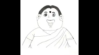 How to Draw, A Photo an Gopal's wife  || Pencil Sketch for Beginners || Bithi Drawing Academy