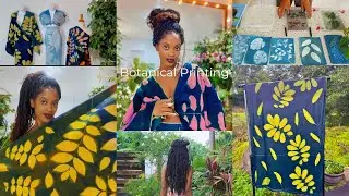 *NEW* CYANOTYPE PRINTING ON FABRIC METHODS: Botanical Printmaking in PA, LA, and JAMAICA