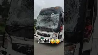 Sr Travels Hyundai Accident😥😥 #music #song #automobile #buspremi #musicgenre #travel #banglasarabar