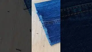 Easy Way to Make Frayed Hem Jeans