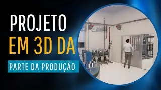 Projeto de laticínio em 3D para, produção de queijo, fabricação de iogurte, fabricação de mussarela,