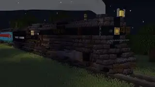 Minecraft Polar Express Steam Engine Train Tutorial (Christmas Eve) 