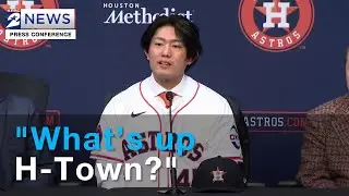 Japanese star Tatsuya Imai's full opening press conference after signing with the Houston Astros