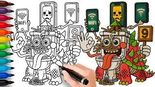 HOW TO DRAW LA SECRET COMBINASION | Italian Brainrot Animals - Easy Step by Step Drawing