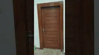 Flush door paneling design #doorframe #woodworking