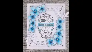 Crafting with Phill Martin & Sentimentally Yours - Life Quotes Stamp Collection - Demo 1