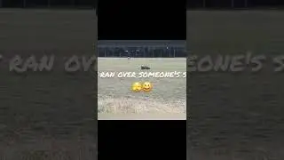 Arrma Outcast 8s 1/5 running over kids shoes  👟