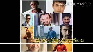 Top 10 Instagram Followers holder Kannada Heroes