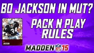 Bo Jackson In Madden 15 Ultimate Team? | Pack N Play Rules! | New Rising Star Cards