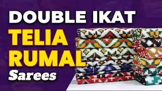 Double Ikat Telia Rumal Sarees
