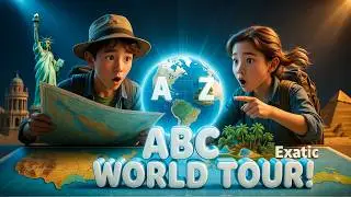 ABC World Adventure A to Z &ndash; Explore Every Country with Us! 🌍✈️