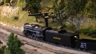 Nickle Plate Road Berkshire pacing action @ Lake Shore Model Railroad Association