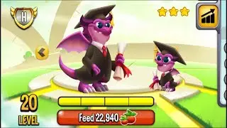 Dragon City - Graduation Dragon + Combat [Freebies Dragon 2017]