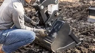 Mechanical X-Change System | Switch Attachments with Just One Pin | Bobcat Excavators | Overview