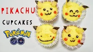 Pokemon Go Pikachu Cupcakes  | Easy Tutorial for Cute Cake Art Style