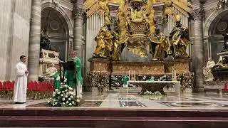 Misa desde La Basílica De San Pedro Vaticano Roma🙏❤️🇮🇹