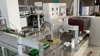 4 servo control single packing+group packing machine for Thailand client