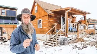 TRESPASSER at the OFF GRID cabin | STORM DAMAGE