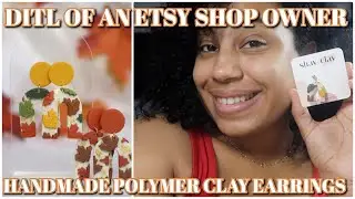 behind the scenes of a small business etsy shop owner + stay at home mom!/ earring business DITL!