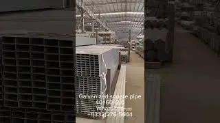 🔥Galvanized square pipe.Direct from Source Factory &mdash;30+ production lines operating 24/7,#steelpipe