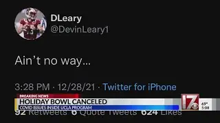 Holiday Bowl between NC State, UCLA canceled due to COVID issues within Bruins program