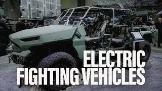 GM Defense displays hybrid electric battlefield assets