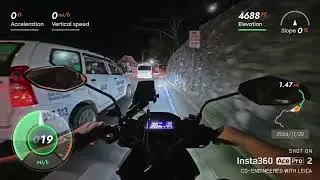 Insta360 Ace Pro 2 King of low light baguio night motovlog drive, need subs follow me 2.5k 30fps
