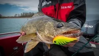 Fish Rippin' Raps for Huge Post-Spawn Walleyes -- IDO 