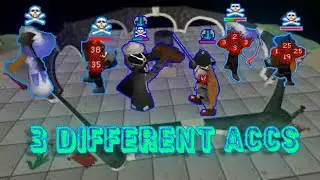 OSRS Pking On 3 Different Accounts! [Live Commentary]