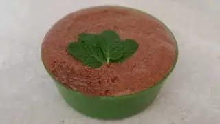 Chocolate Mint Mousse Recipe | Easy dark choc dessert with 3 ingredients