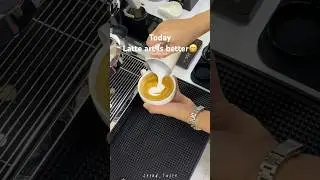 Latte art look Good today ?🥹 #coffeeart #coffee #latteart #cafe #reels