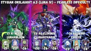 Stygian Onslaught 6.3 (Luna IV) Fearless | C1 Nefer, C0 Skirk, C0 Clorinde, and others