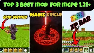🔥🔥Top 3 Most Useful Minecraft pe Mods/Addons for survival series 1.21+ | Minecraft Mods And Addons|