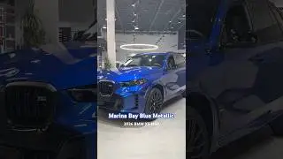 Marina Bay Blue?? 2026 BMW X5 M60 #bmw