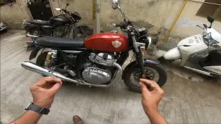 FIRE ACCIDENT, RE interceptor 650 full ride review, Price, mileage, ABS, Speed, Telugu Motovlogs |Vj