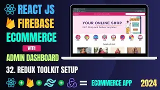 Build Ecommerce App with React And Firebase | Redux ToolKit | React Projects For Beginners #32