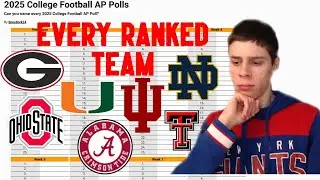 Can I Name Every Ranked College Football Team From the 2025-2026 Season?