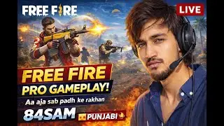 FREE FIRE LIVE 🔴 Punjabi Pro Gameplay | Rank Push + Custom Rooms