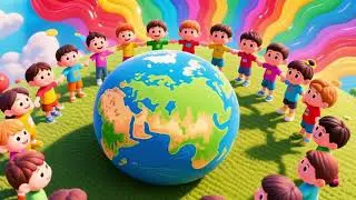 Children of the World in Peace 🌈 | Calm #kidssongs  for Toddlers