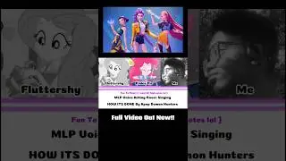 🌸💛 MLP Voice Acting Cover Singing Kpop Demon Hunters! 💛🌸 #fypシ゚viral #kpopdemonhunters #mlp #mlpeg