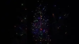 These solar powered christmas string lights are awesome, no more plugging in outdoor christmas
